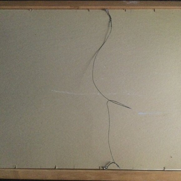 Vintage J Sharkey Thomas 1979 art print tiger and cubs in solid wooden frame - Picture 9 of 9